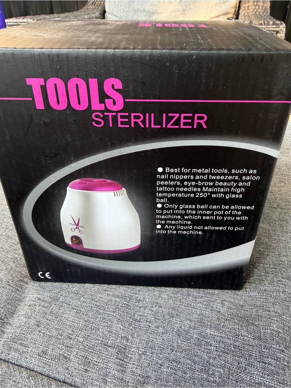 Tools Sterilizer - Pink & White Electric Sterilizer